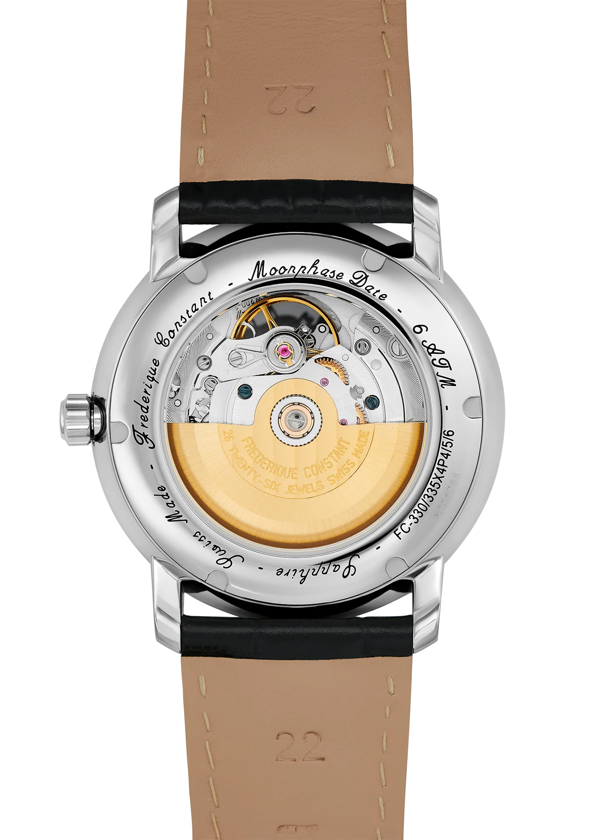 Classics Heart Beat Moonphase Date Watch FC-335MC4P6 | Frederique